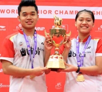 WJC 2018: Leo/Indah Raih Gelar Ganda Campuran